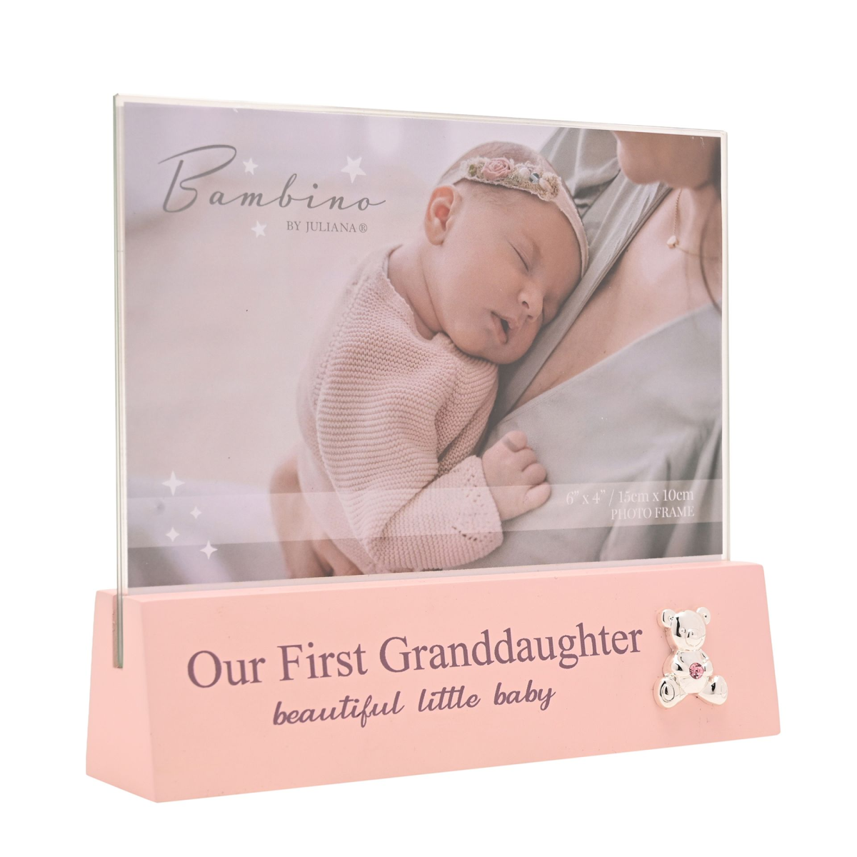 Bambino Block Frame 6"" X 4"" - 1st Granddaughter Photo Frames